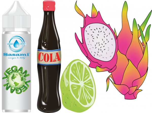 Flash - (Cola, Drachenfrucht, Limette) Aroma - Sasami (DE) Konzentrat - 100ml
