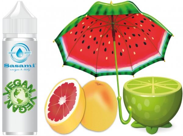 Mellow - (Grapefruit, Limette, Wassermelone) Aroma - Sasami (DE) Konzentrat - 100ml